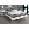 Image de Ensemble matelas ACTIFLEX NIGHT 180x200cm RESSORTS ENSACHES 3zones de confort + sommier KIT blanc