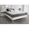 Image de Ensemble matelas ACTILATEX RELAX Latex et memoire de forme 180x200 cm Maxi epaisseur 5zones de confort + sommier KIT blanc
