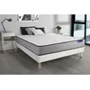 Image de Ensemble matelas Latex et Memoire de forme ACTILATEX FORM 140x200 cm 5zones de confort + sommier KIT blanc