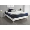 Image de Ensemble matelas Memoire de forme ACTIMEMO MAX 140x190 cm Maxi epaisseur 7zones de confort + sommier KIT blanc