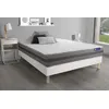 Image de Ensemble matelas ACTIMEMO RELAX memoire de forme 160x200 cm Maxi epaisseur 5zones de confort + sommier KIT blanc
