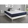 Image de Ensemble matelas ACTIMEMO TECH 140x200 Memoire de forme Maxi epaisseur 5zones de confort + sommier KIT blanc