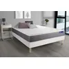 Image de Ensemble matelas ACTIMEMO DREAM memoire de forme 200x200 cm 5zones de confort + sommier KIT blanc