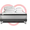 Image de Pack prÃªt a dormir VITAL ERGO 140 x 190 cm sommier Kit gris