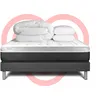Image de Pack prÃªt a dormir VITAL SOFT 140 x 190 cm sommier Kit gris