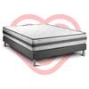 Image de Ensemble VITALPOWER RECOVER 160 x 200 cm sommier Kit gris