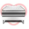Image de Ensemble VITALPOWER RECOVER 90 x 190 cm sommier Kit blanc
