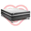 Image de Ensemble VITALPOWER ZEN 200 x 200 cm sommier Kit gris