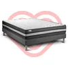 Image de Ensemble VITALPOWER ZEN 140 x 190 cm sommier Kit gris