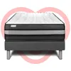 Image de Ensemble VITALPOWER ZEN 90 x 190 cm sommier Kit gris