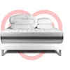 Image de Pack prÃªt a dormir VITALSPRING RECOVER 160 x 200 cm sommier Kit blanc