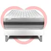 Image de Ensemble VITALSPRING RECOVER 90 x 200 cm sommier Kit blanc