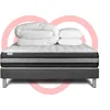 Image de Pack prÃªt a dormir VITALSPRING ZEN 160 x 200 cm sommier Kit gris