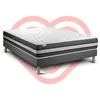 Image de Ensemble VITALSPRING ZEN 140 x 190 cm sommier Kit gris