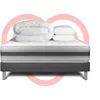 Image de Pack prÃªt a dormir VITALMEMO BACK 140 x 190 cm sommier Kit gris