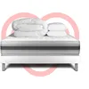 Image de Pack prÃªt a dormir VITALMEMO BACK 160 x 200 cm sommier Kit blanc