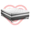 Image de Ensemble VITALMEMO BACK 200x200cm sommier kit gris