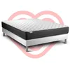 Image de Ensemble VITALMEMO ONE 140 x 190 cm sommier Kit blanc