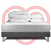 Image de Pack prÃªt a dormir VITALMEMO 140 x 190 cm sommier Kit gris