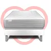 Image de Ensemble VITALMEMO 90x190cm sommier kit blanc