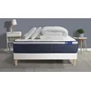 Image de Pack prÃªt a dormir matelas Ressorts ensaches+Memoire de forme ACTIFLEX MAX 140x200cm + sommier KIT blanc + 2oreillers+couette