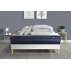 Image de Pack prÃªt a dormir matelas ACTIFLEX TECH 200x200 Memoire de forme Maxi epaisseur + sommier KIT blanc + 2 oreillers + couette
