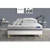Image de Pack prÃªt a dormir matelas 140x200 ACTIFLEX SOFT 3zones de confort + sommier KIT blanc + 2 oreillers + couette