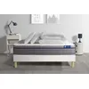 Image de Pack prÃªt a dormir matelas Latex + Memoire de forme ACTILATEX ZEN 140x200 cm + sommier KIT blanc + 2 oreillers + couette
