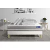 Image de Pack prÃªt a dormir matelas Latex + memoire de forme ACTILATEX TOUCH 140x190 cm + sommier KIT blanc + 2 oreillers + couette
