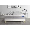 Image de Pack prÃªt a dormir matelas 140x200 ACTILATEX SOFT 3zones de confort + sommier KIT blanc + 2 oreillers + couette
