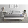 Image de Pack prÃªt a dormir matelas ACTILATEX 180x200cm a MÃMOIRE DE FORME + LATEX + sommier KIT blanc + 2 oreillers + couette