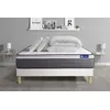Image de Pack prÃªt a dormir matelas ACTIMEMO PLUS 180x200 Memoire de forme 7zones confort + sommier KIT blanc + 2 oreillers + couette