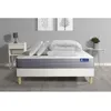Image de Pack prÃªt a dormir matelas ACTIMEMO DREAM memoire de forme 200x200 cm 5zones confort + sommier KIT blanc + 2oreillers+couette