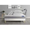 Image de Pack prÃªt a dormir matelas 140x190 ACTIMEMO SOFT 3zones de confort + sommier KIT blanc + 2 oreillers + couette