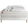Image de Pack prÃªt a dormir matelas LE DOUILLET 160x200cm Memoire de forme BioVisco + sommier Blanc