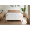 Image de Ensemble LE DOUILLET 90x200cm Memoire de forme BioVisco - Maxi epaisseur 26cm + sommier Blanc