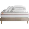 Image de Pack prÃªt a dormir matelas LE PAISIBLE 160x200cm Memoire de forme BioVisco + sommier kit Beige
