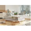 Image de Ensemble LE PAISIBLE 160x200cm Memoire de forme BioVisco - Ep. 24cm + double sommiers Blanc