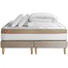 Image de Pack prÃªt a dormir matelas LE COSY 200x200cm Memoire de forme - Ep. 30cm + double sommiers Beige + 2 oreillers + couette