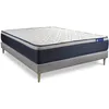 Image de Ensemble matelas Ressorts ensaches+Memoire de forme ACTIFLEX MAX 160x200 cm Maxi epaisseur 7zones confort + sommier KIT gris