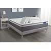 Image de Pack prÃªt a dormir matelas ACTIFLEX PLUS 180x200 Ressorts ensaches+Memoire de forme + sommier KIT gris + 2 oreillers+couette