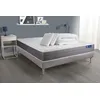Image de Pack prÃªt a dormir matelas ACTIFLEX DREAM Ressorts ensaches + memoire de forme 140x190 + sommier KIT gris +2oreillers+couette