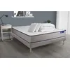 Image de Pack prÃªt a dormir matelas Ressorts ensaches + Memoire de forme ACTIFLEX FORM 140x190 + sommier KIT gris +2oreillers+couette