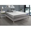 Image de Ensemble matelas ACTIFLEX NIGHT 200x200cm RESSORTS ENSACHES 3zones de confort + sommier KIT gris