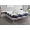 Image de Pack prÃªt a dormir ACTILATEX CONFORT Matelas Latex + memoire de forme 160x200 cm + sommier KIT gris + 2 oreillers + couette
