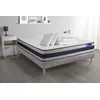 Image de Pack prÃªt a dormir matelas Latex et Memoire de forme ACTILATEX ERGO 140x200 cm + sommier KIT gris + 2 oreillers + couette