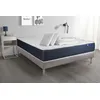 Image de Pack prÃªt a dormir matelas Latex et Memoire de forme ACTILATEX SLEEP 160x200 cm + sommier KIT gris + 2 oreillers + couette
