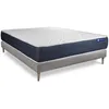 Image de Ensemble matelas Latex et Memoire de forme ACTILATEX SLEEP 200x200 5zones de confort + sommier KIT gris