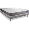 Image de Ensemble matelas ACTILATEX DREAM Latex et memoire de forme 160x200 cm 5zones de confort + sommier KIT gris