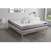 Image de Pack prÃªt a dormir matelas 200x200 ACTILATEX SOFT 3zones de confort + sommier KIT gris + 2 oreillers + couette